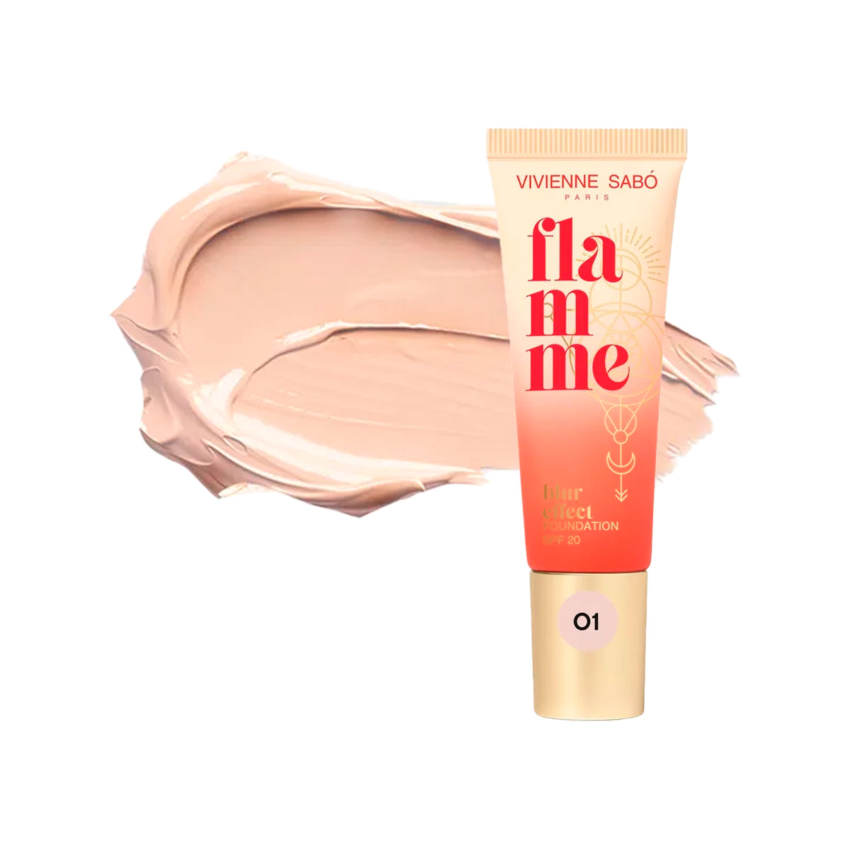 Tonālais Krēms Ar Izpludinošu Efektu Vivienne Sabo Flamme Blur Effect Foundation