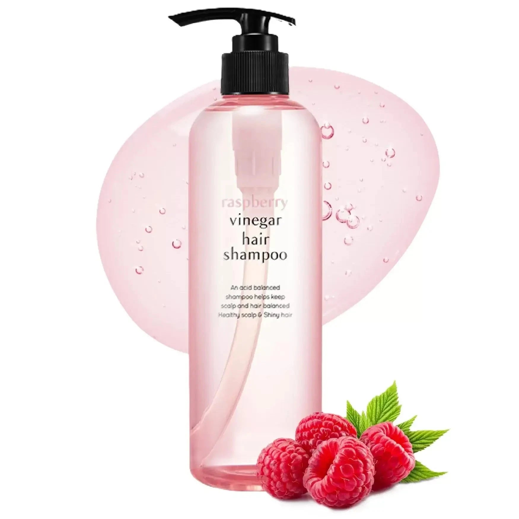 Šampūns matu spīdumam un gludumam ar etiķi A'pieu Raspberry Vinegar Hair Shampoo