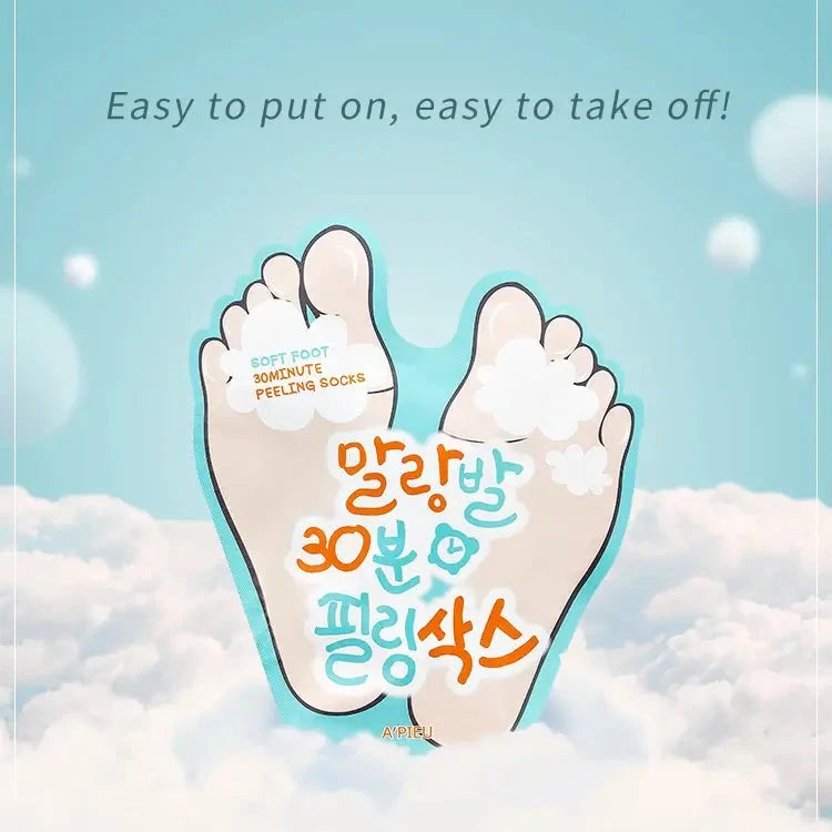 Pīlings-zeķes A'Pieu Soft Foot 30 Minute Peeling Socks