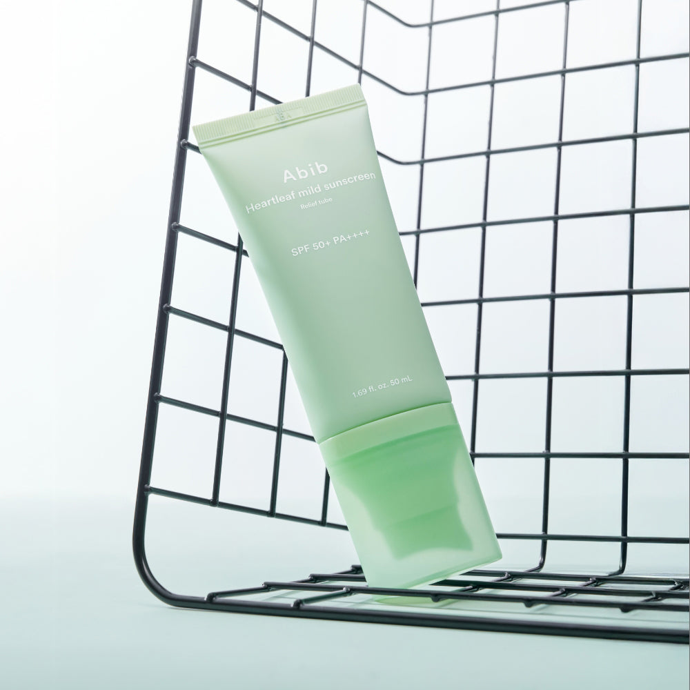 Abib Heartleaf Mild Sunscreen Relief Tube