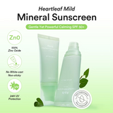 Abib Heartleaf Mild Sunscreen Relief Tube