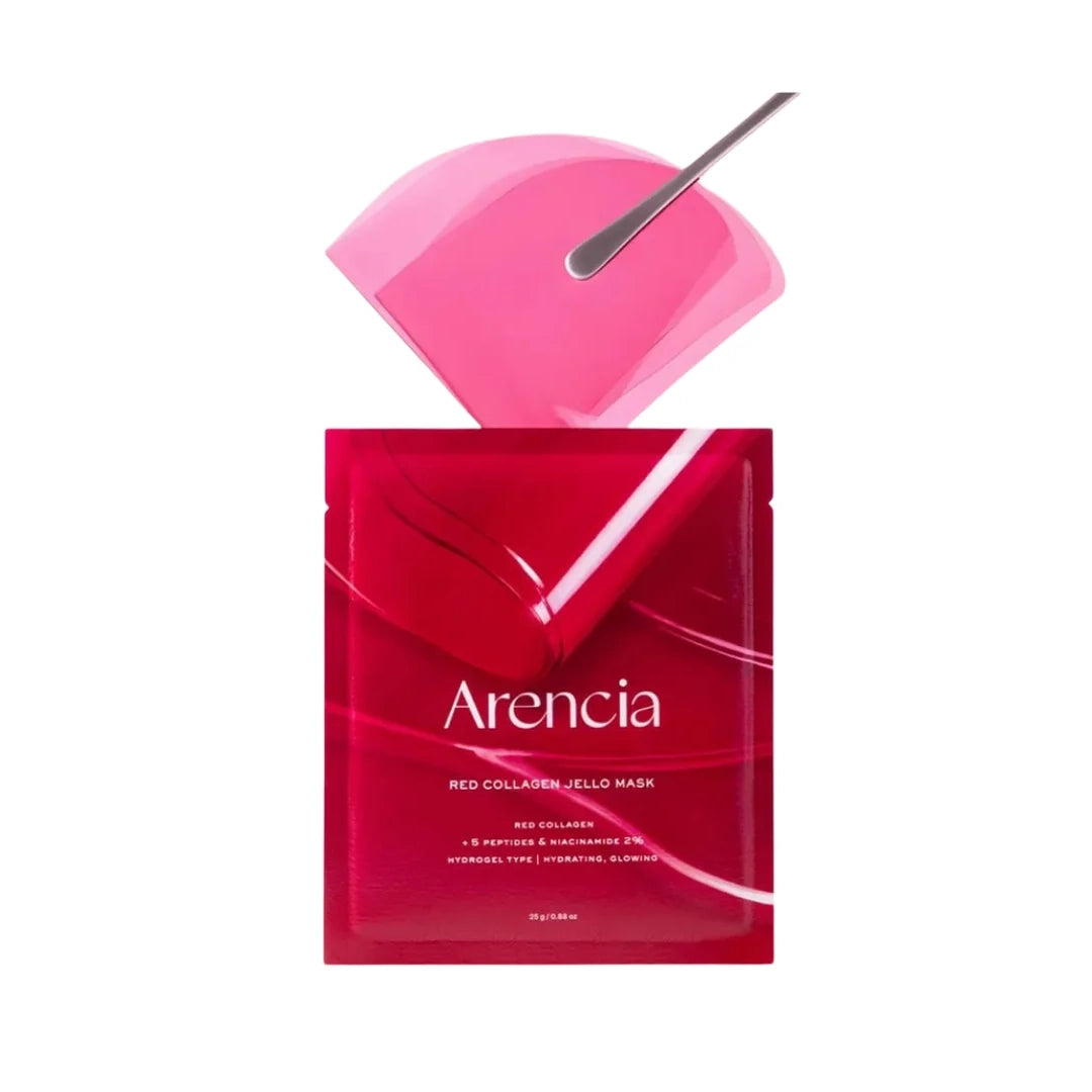 Hidrogēla sejas maska ar kolagēnu un peptīdiem Arencia Red Collagen Jello Mask