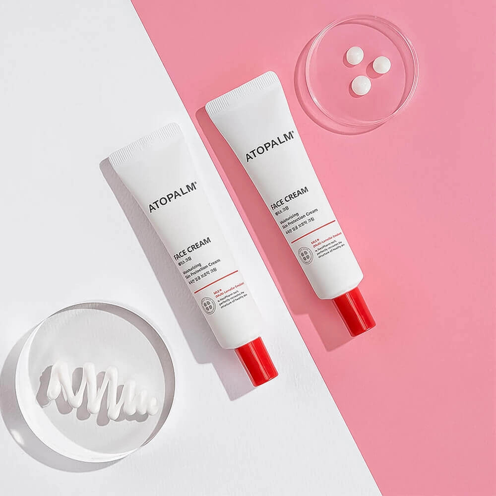 Atjaunojošs lamelārais krēms sejai Atopalm Face Cream