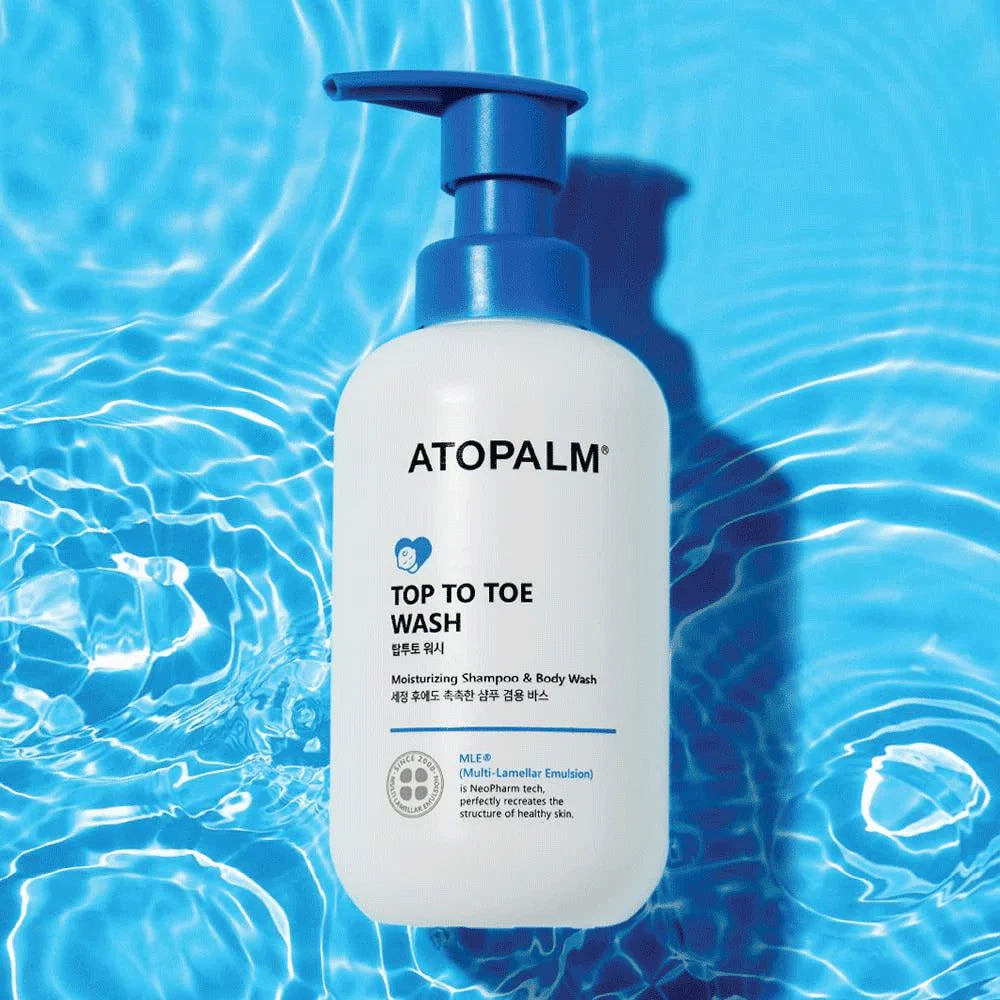 Maigs šampūns-gels mazuļu ķermenim un matiem Atopalm Top-To-Toe Wash