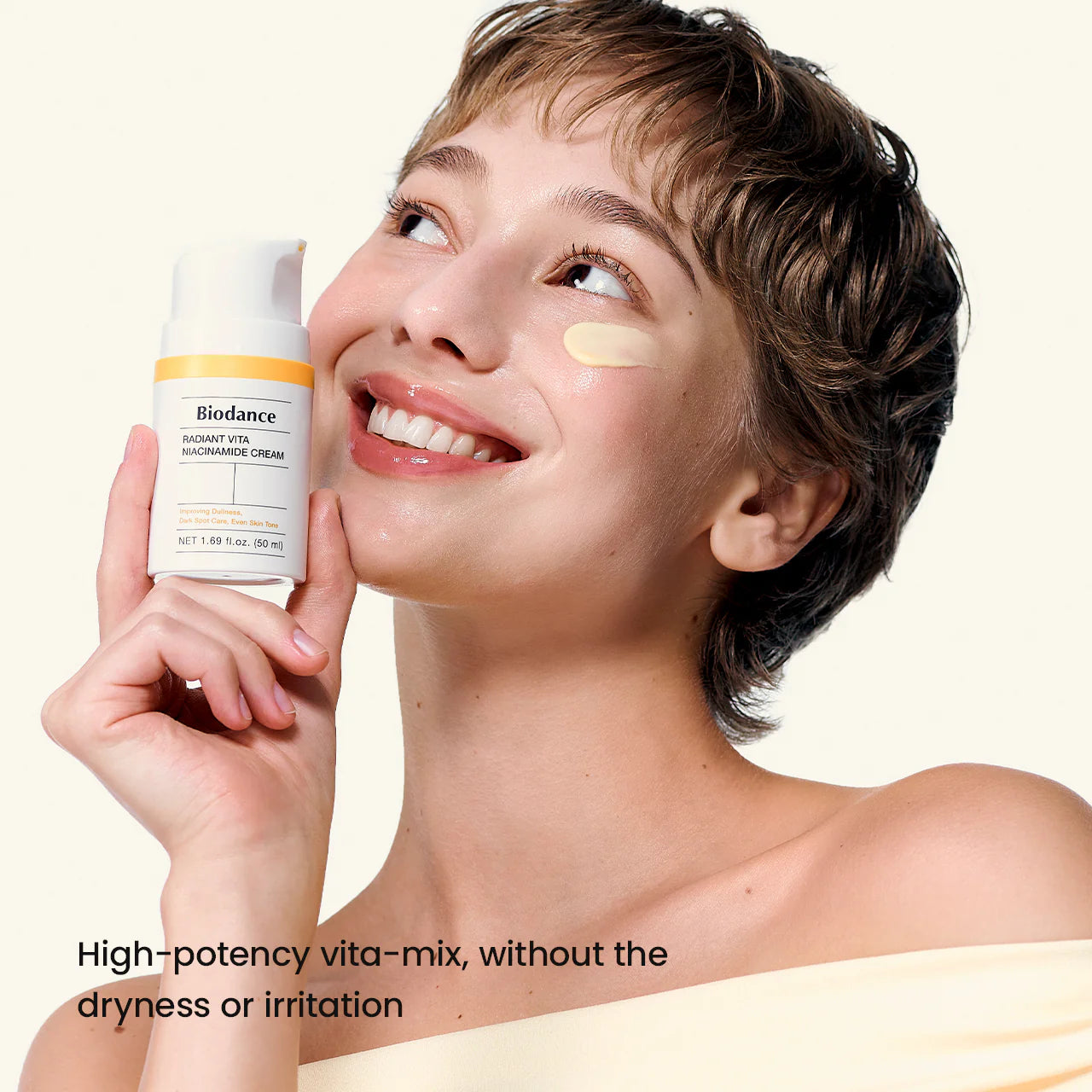 Izgaismojošs sejas krēms Biodance Radiant Vita Niacinamide Cream