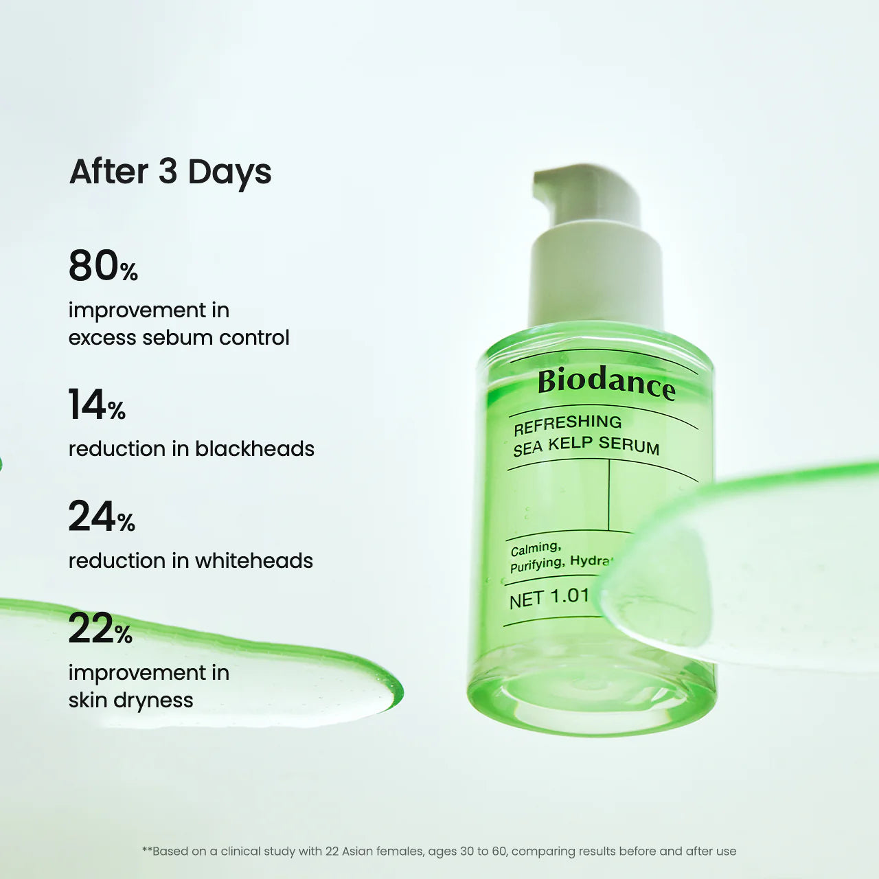 Nomierinošs serums Biodance Refreshing Sea Kelp Serum