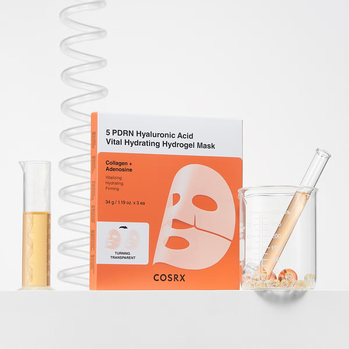 Mitrinoša hidrogela maska Cosrx 5 PDRN Hyaluronic Acid Vital Hydrating Hydrogel Mask