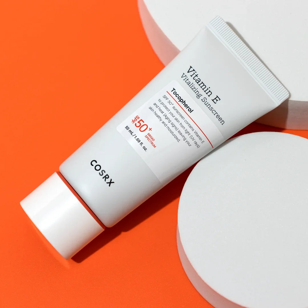 Viegls saules aizsargkrēms COSRX Vitamin E Vitalizing Sunscreen SPF50 PA++++