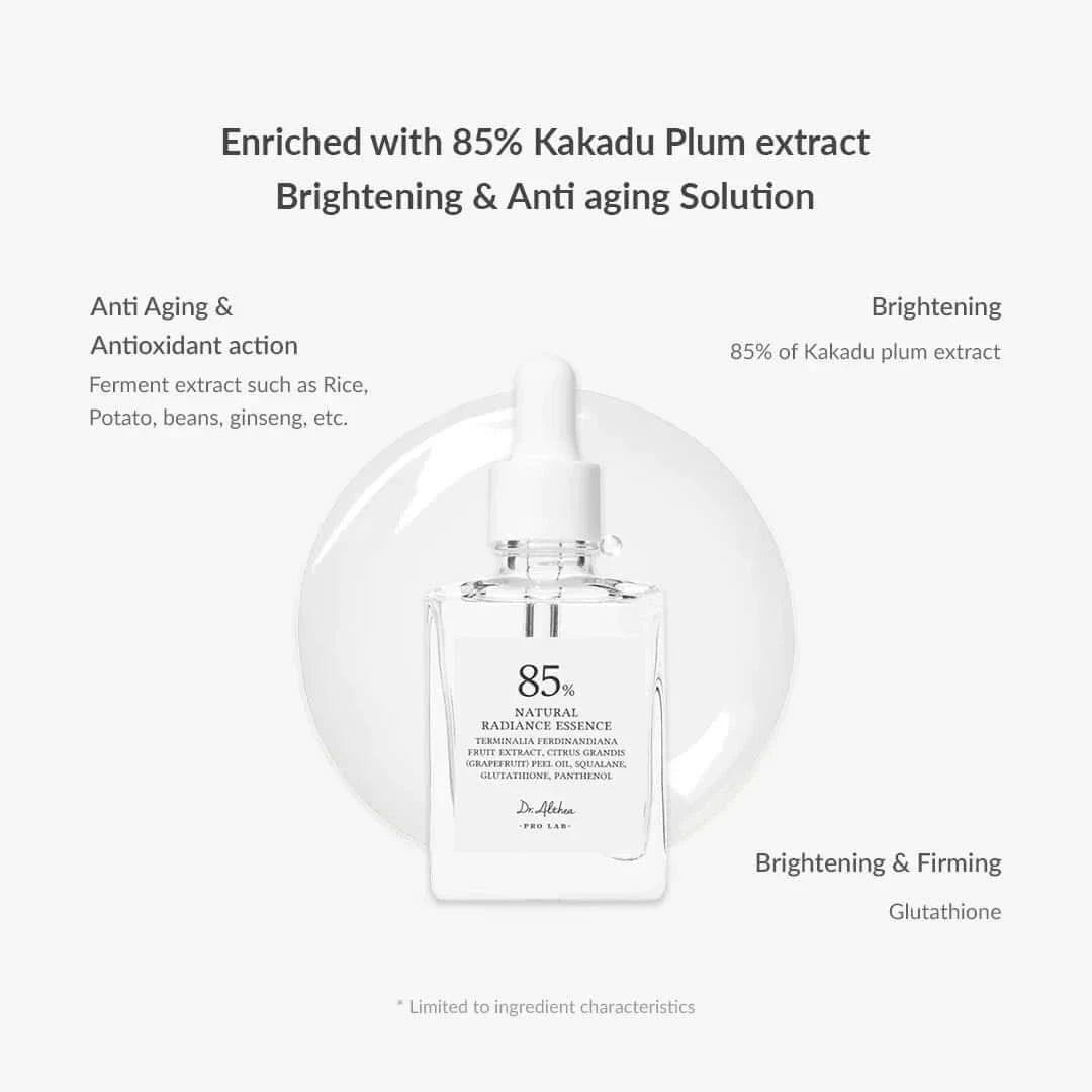 Esence dabiska mirdzuma piešķiršanai ādai Dr.Althea Natural Radiance Essence