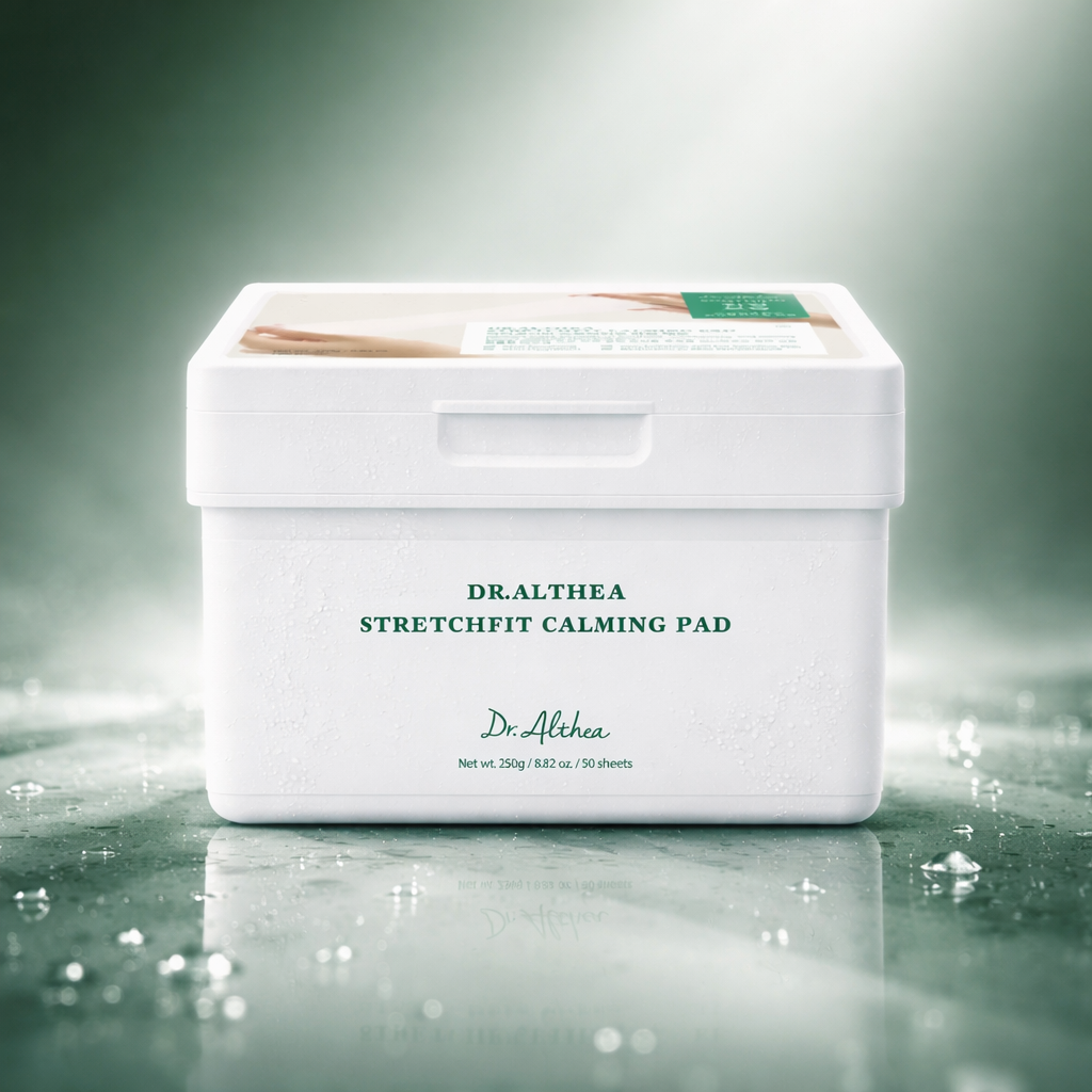 Nomierinoši sejas spilventiņi Dr. Althea Stretchfit Calming Pad