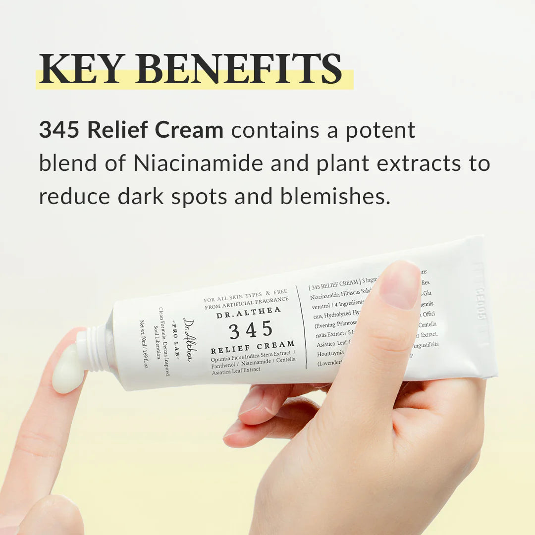Nomierinošs krēms ar resveratrolu Dr. Althea 345 Relief Cream