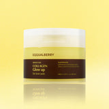 Balinoši spilventiņi ar toniku un kolagēnu EQQUALBERRY Collagen Glow Up Gel Toner Pad