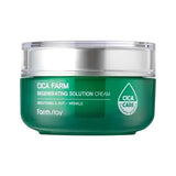 Atjaunojošs krēms sejai ar Āzijas Centellas ekstraktu Farmstay Cica Farm Regenerating Solution Cream