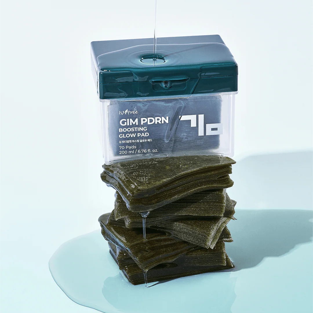 Mitrinošie tonizējošie spilventiņi ar PDRN Isntree Gim PDRN Boosting Glow Pad
