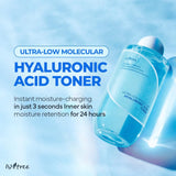 Mitrinošs toneris Isntree Ultra-Low Molecular Hyaluronic Acid Toner