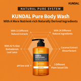 Dušas želeja Kundal Honey & Macadamia Pure Body Wash Amber Vanilla