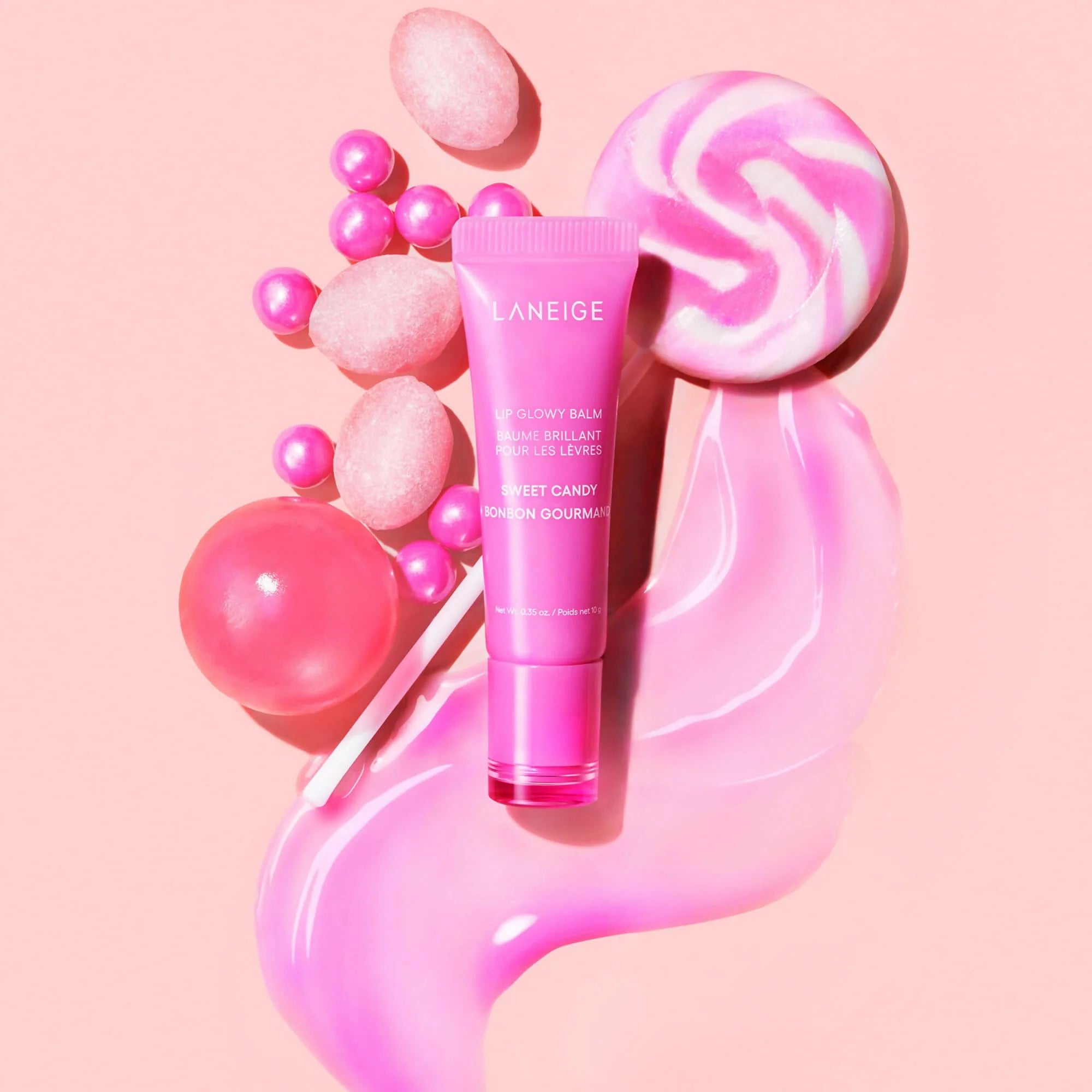 Mitrinošs lūpu balzams Laneige Lip Glowy Balm Sweet Candy