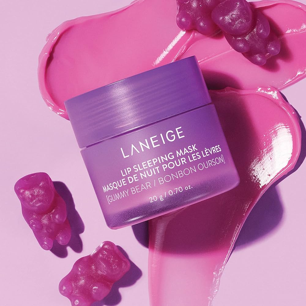 Intensīvi mitrinoša lūpu nakts maska Laneige Lip Sleeping Mask Gummy Bear