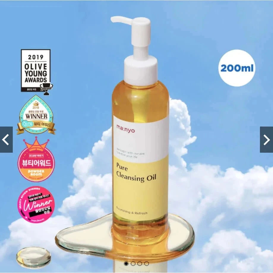 Hidrofīlā eļļa dziļai ādas attīrīšanai Manyo Pure Cleansing Oil
