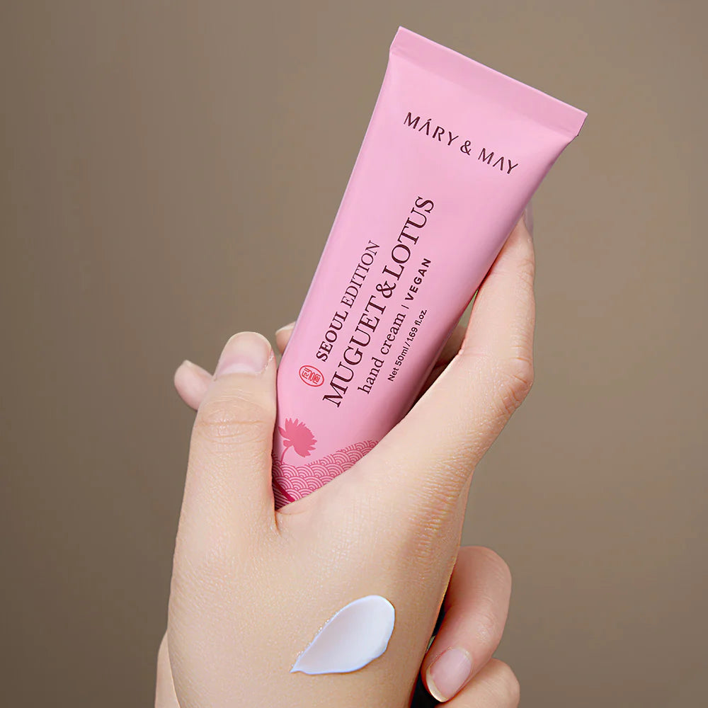 Mitrinošs krēms rokām Mary&May Muguet & Lotus Hand Cream