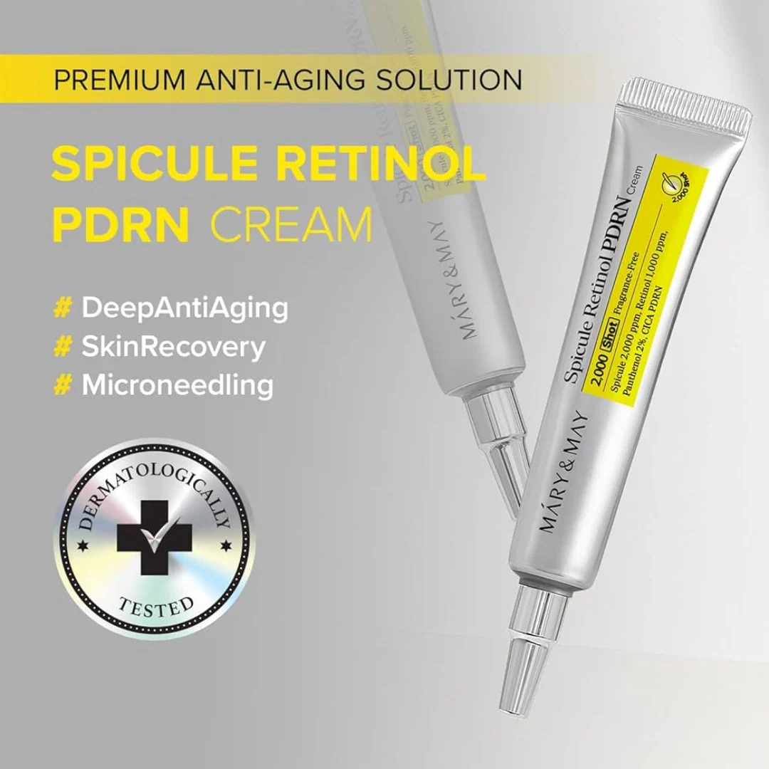 Sejas krēms ādas atjaunošanai Mary&May Spicule Retinol PDRN Cream