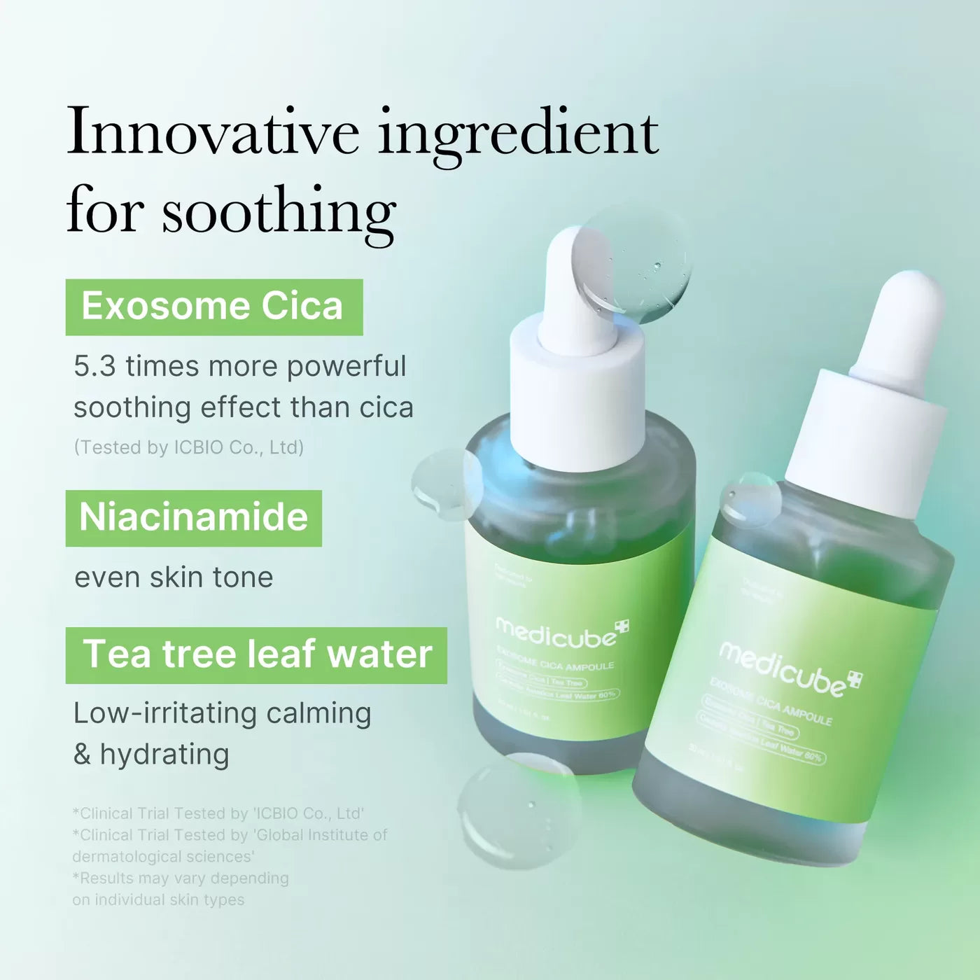 Nomierinošs serums ar centellu Medicube Exosome Cica Serum