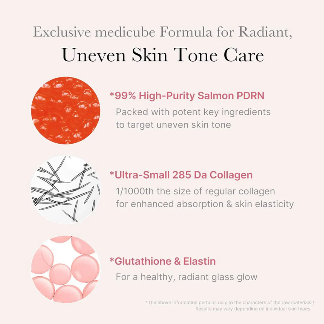 Nostiprinošs serums ar mikrospikulām Medicube PDRN Pink Exosome Shot Serum 7500