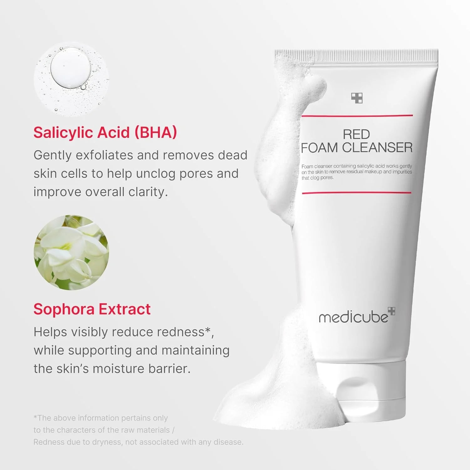 Attīrošās putas sejas ādai Medicube Red Foam Cleanser
