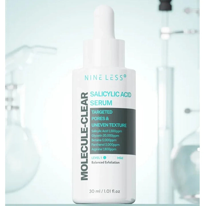 BHA attīrošais poru serums Nine Less Molecule-Clear Salicylic Acid Serum