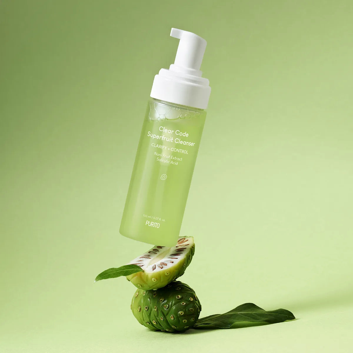 Pretiekaisuma sejas mazgāšanas putas Purito Clear Code Superfruit Cleanser