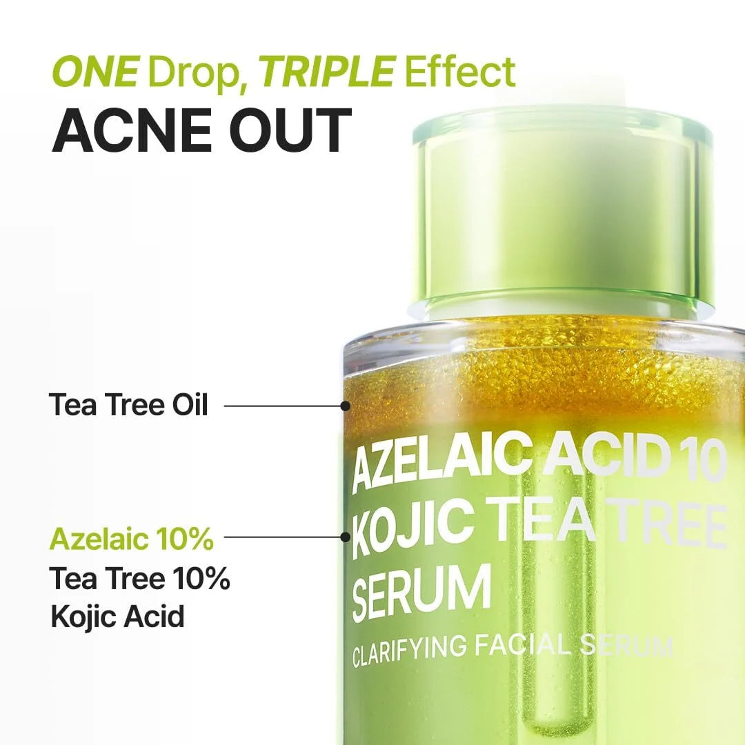 Serums pret akni Purito Seoul Azelaic Acid 10 Kojic Tea Tree Serum