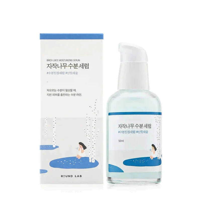 Mitrinošs serums ar bērzu sulu Round Lab Birch Juice Moisturizing Serum