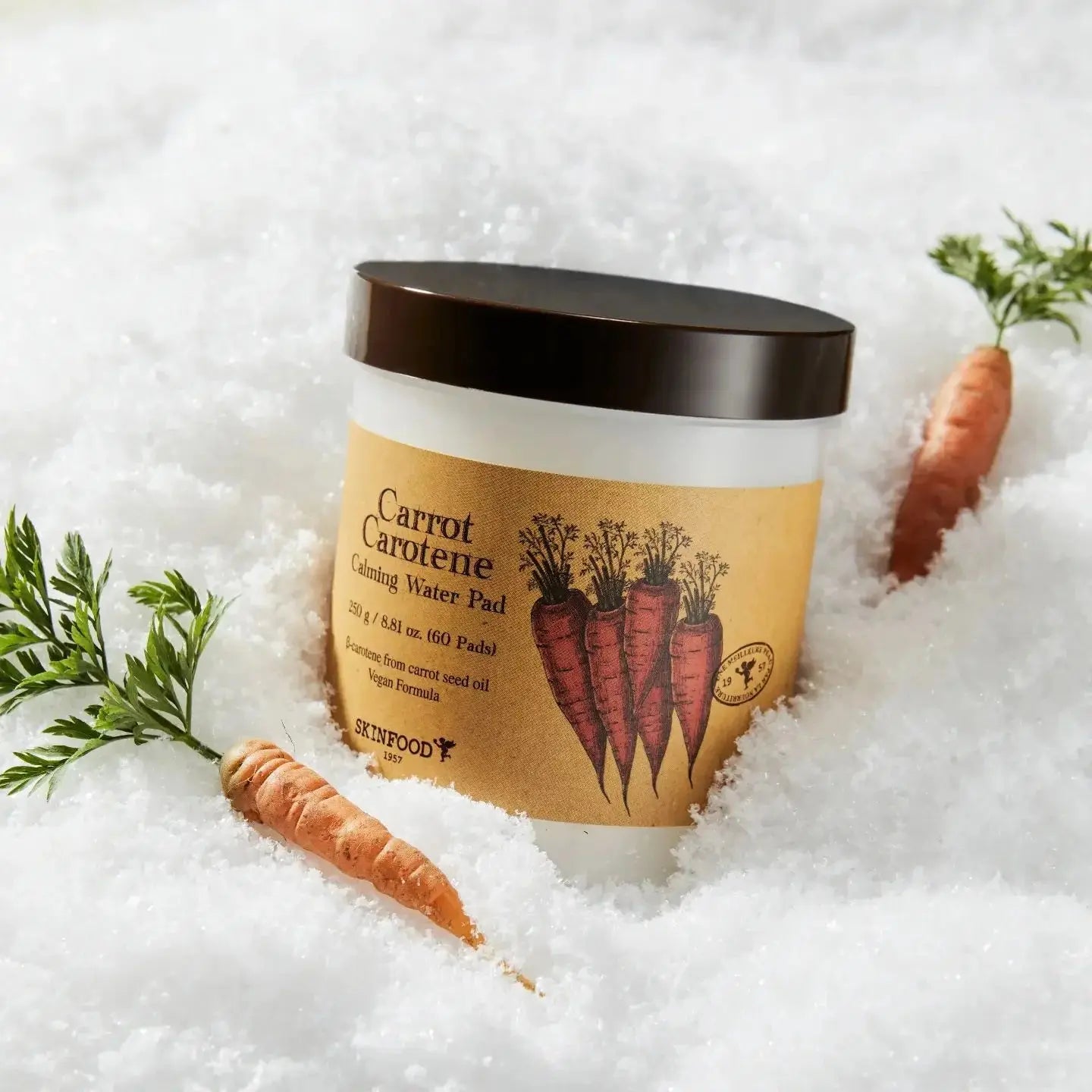 Tonizējoši spilventiņi Skinfood Carrot Carotene Calming Water Pad