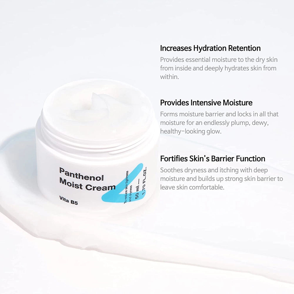 Intensīvi mitrinošs krēms ar pantenolu TIAM Panthenol Moist Cream