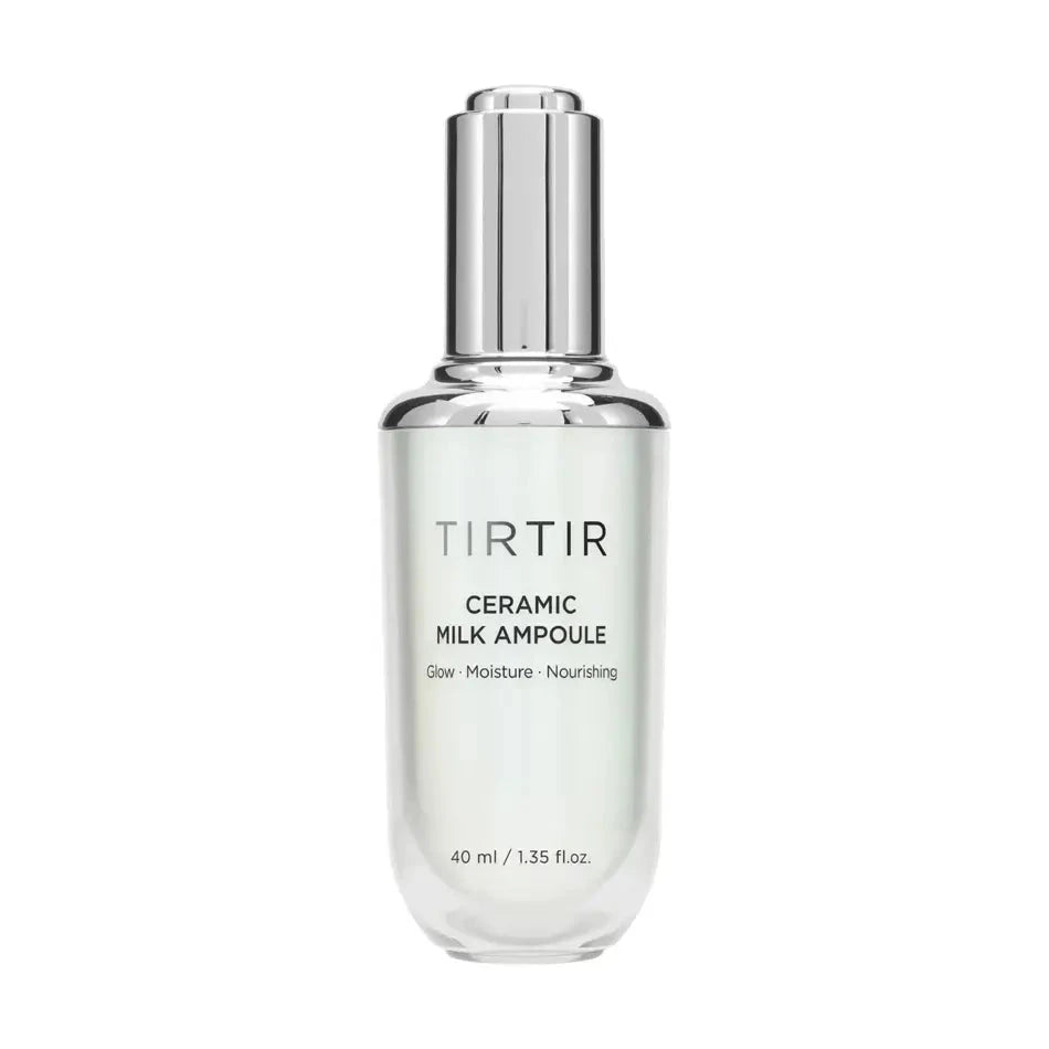 Piena ampula ar keramīdiem mirdzuma piešķiršanai ādai TIRTIR Ceramic Milk Ampoule