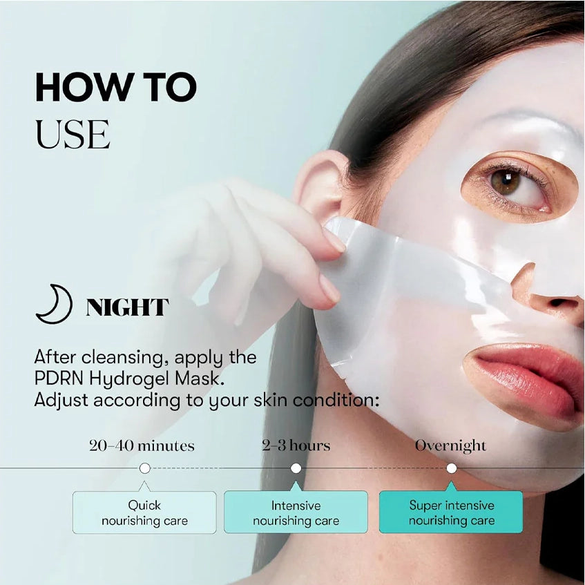 Hidrogēla maska ādas elastībai VT Cosmetics PDRN Hydrogel Mask