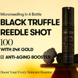Pretnovecošanās serums-būsteris ar mikroadatām un melnām trifelēm VT Cosmetics Black Truffle Reedle Shot 100