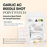 Dziedējošie plāksteri pret akni VT Cosmetics Garlic AC Reedle Shot Point Patch
