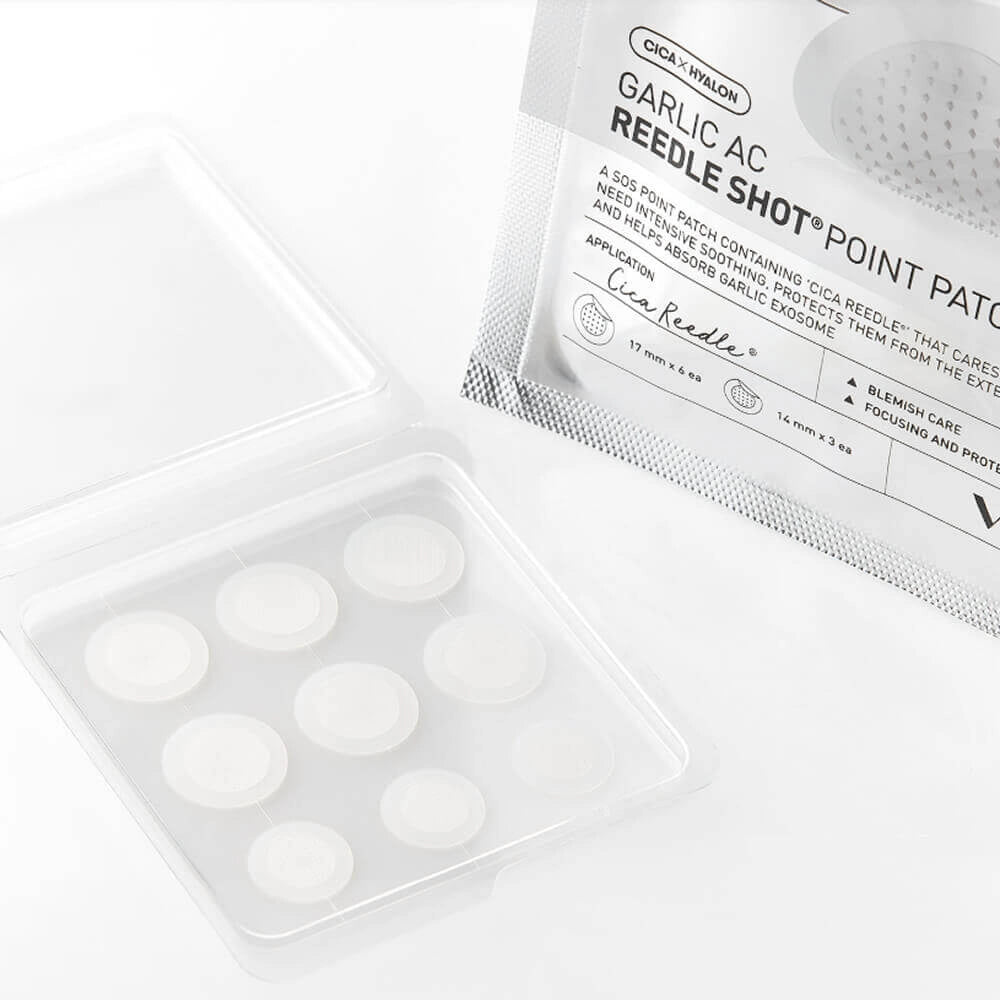 Dziedējošie plāksteri pret akni VT Cosmetics Garlic AC Reedle Shot Point Patch