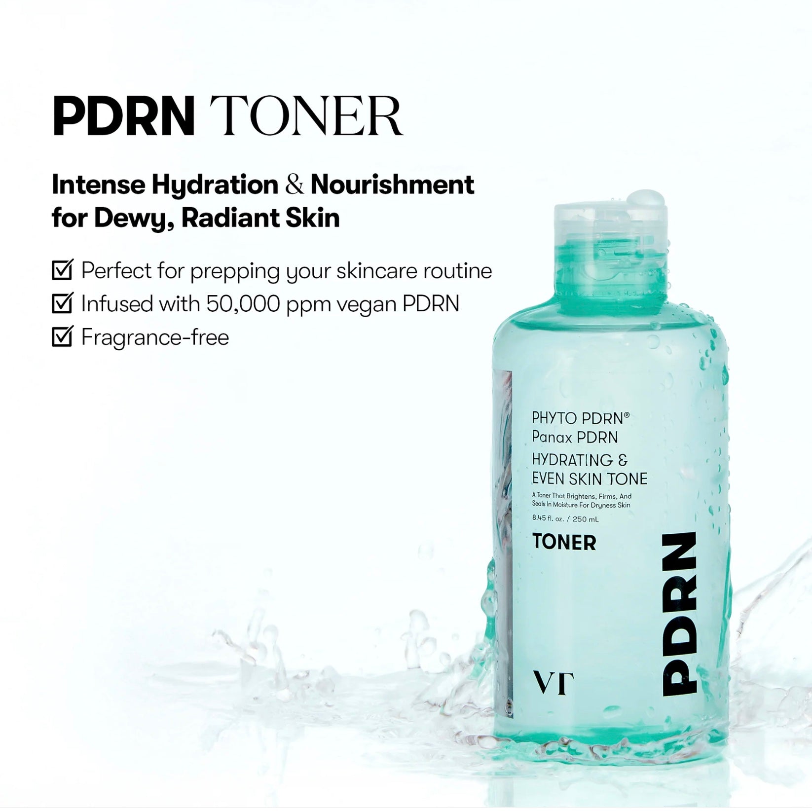 Mitrinošs sejas toniks ar PDRN VT Cosmetics PDRN Toner