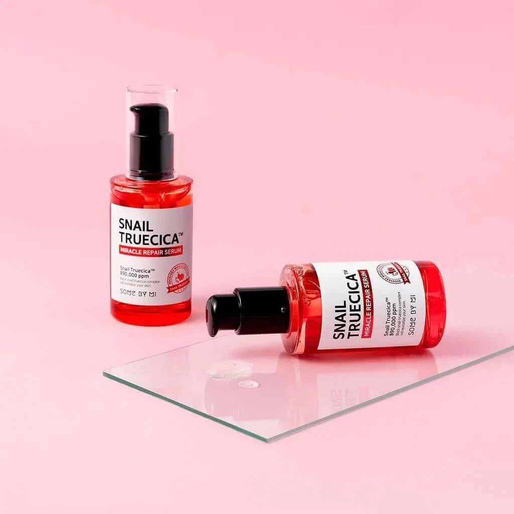 Atjaunojošs serums ar melno gliemežu mucīnu Some By Mi Snail Truecica Miracle Repair Serum