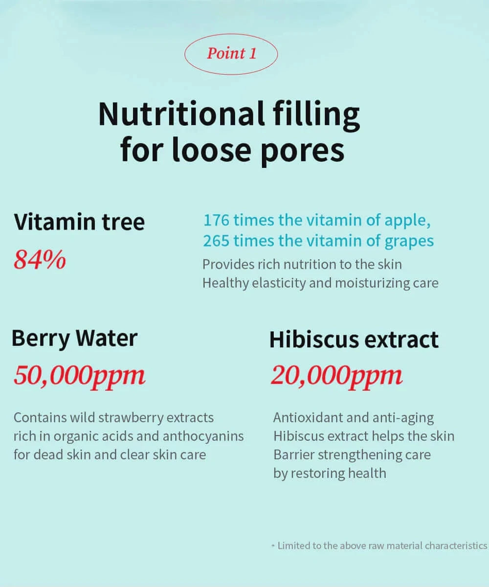 Toniks poru kopšanai TOCOBO Vita Berry Pore Toner