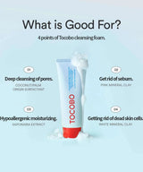 Attīrošas putiņas ar māliem Tocobo Coconut Clay Cleansing Foam