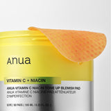 Spilventiņi ar C vitamīnu Anua Vitamin C+ Niacin Tone Up Blemish Pad