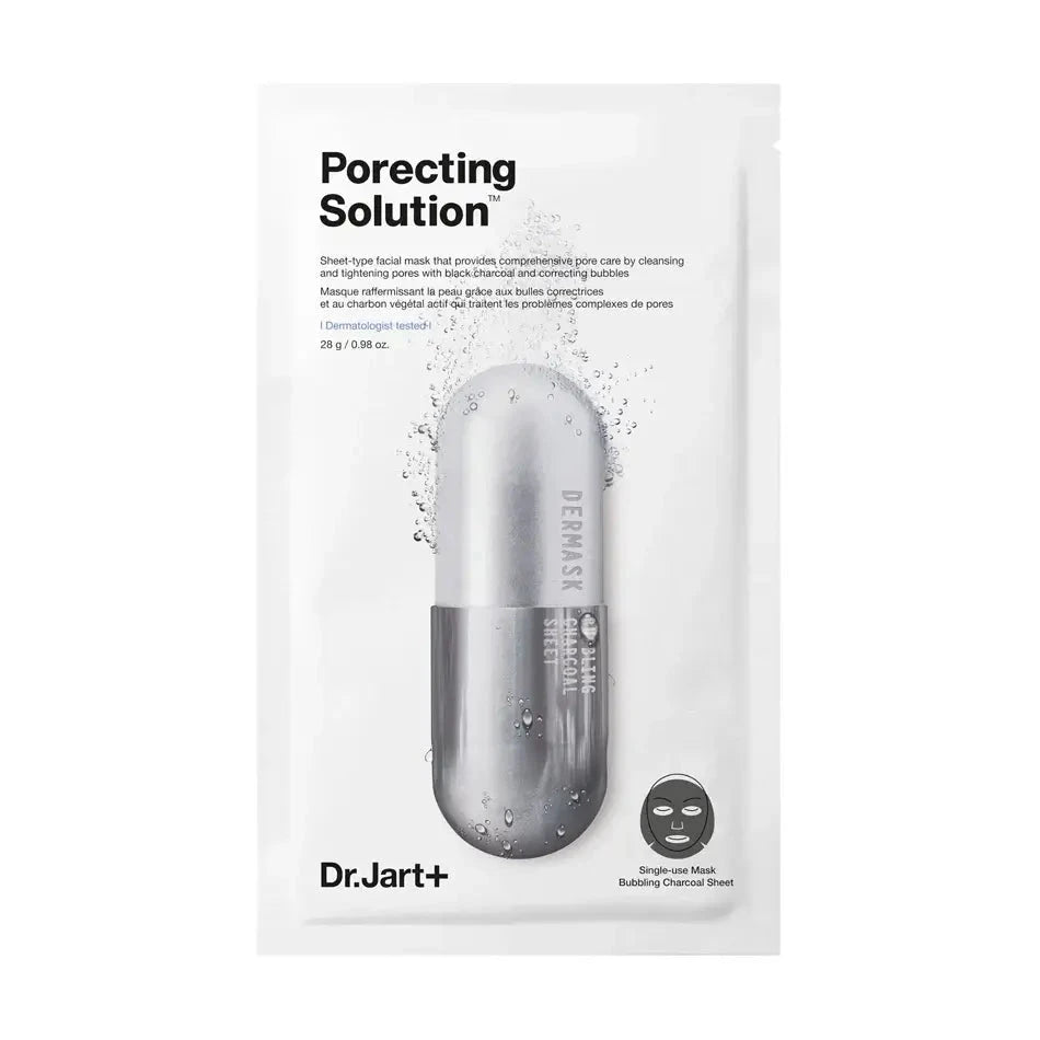 Maska ādas attīrīšanai un poru samazināšanai ar skābekli Dr. Jart+ Dermask Ultra Jet Porecting Solution