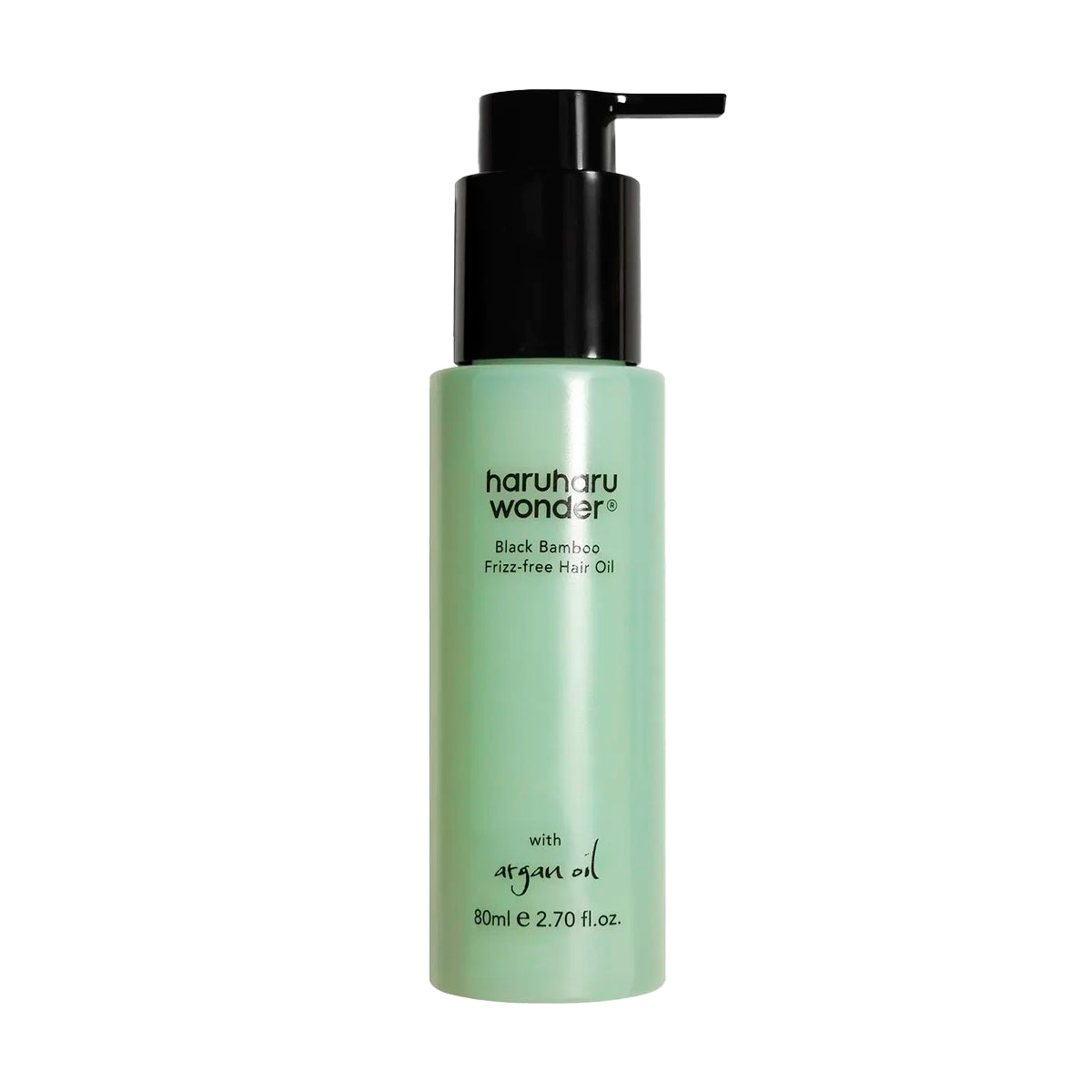 Matu eļļa pret pūkošanos Haruharu Wonder Black Bamboo Frizz-Free Hair Oil