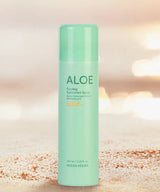 Atsvaidzinošs saules aizsargsprejs Holika Holika Aloe Ice Cooling Sun Spray SPF50+ PA++++