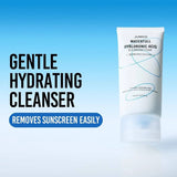Mitrinošas ādu attīrošās putiņas sejai Jumiso Waterfull Hyaluronic Acid Cleansing Foam