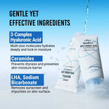 Mitrinošas ādu attīrošās putiņas sejai Jumiso Waterfull Hyaluronic Acid Cleansing Foam