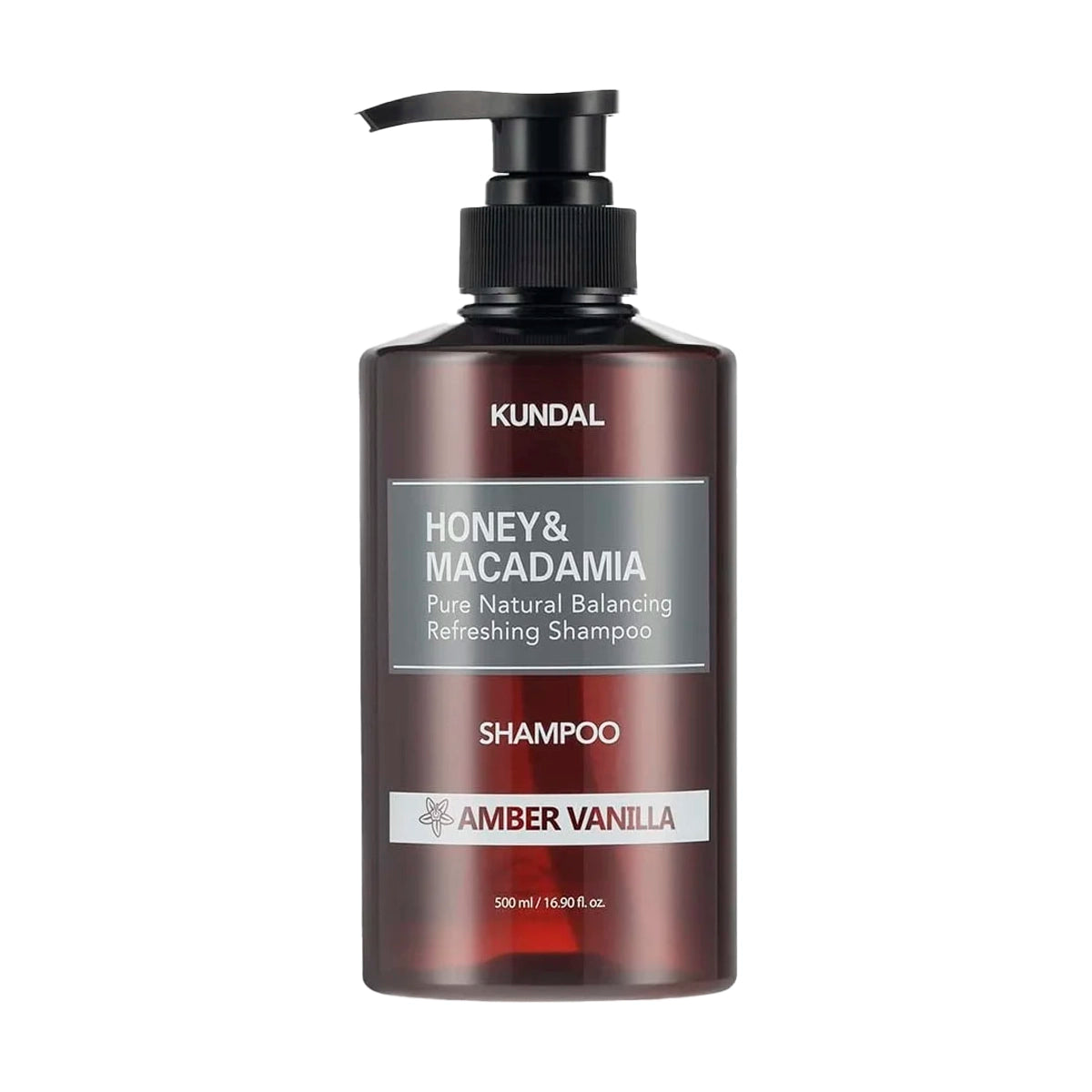 Dabisks barojošs šampūns Kundal Honey & Macadamia Amber Vanilla